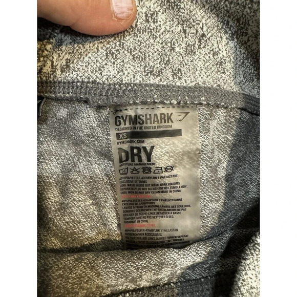 Gymshark  High Waist Leggings Gray/black  Dry Moisture Size XS - Picture 3 of 7